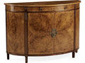 JC Traditional 54-Inch Acacia Wood Sideboard in Medium Crotch Walnut