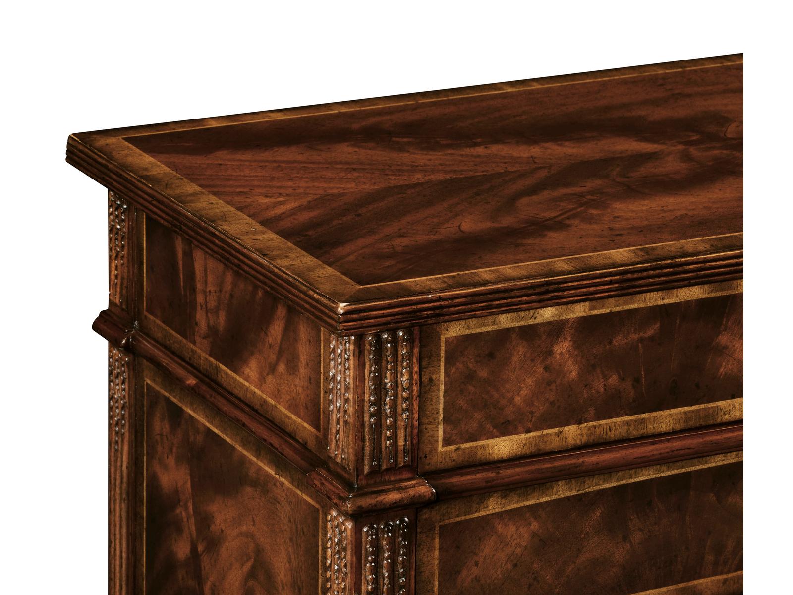 Buckingham 5-Drawer Traditional Dresser in Medium Antique Mahogany