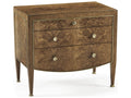 Barcelona 3-Drawer Bedside Chest in Walnut with Soft-Close Drawers
