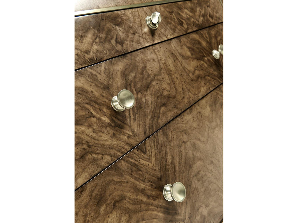 Barcelona 3-Drawer Bedside Chest in Walnut with Soft-Close Drawers