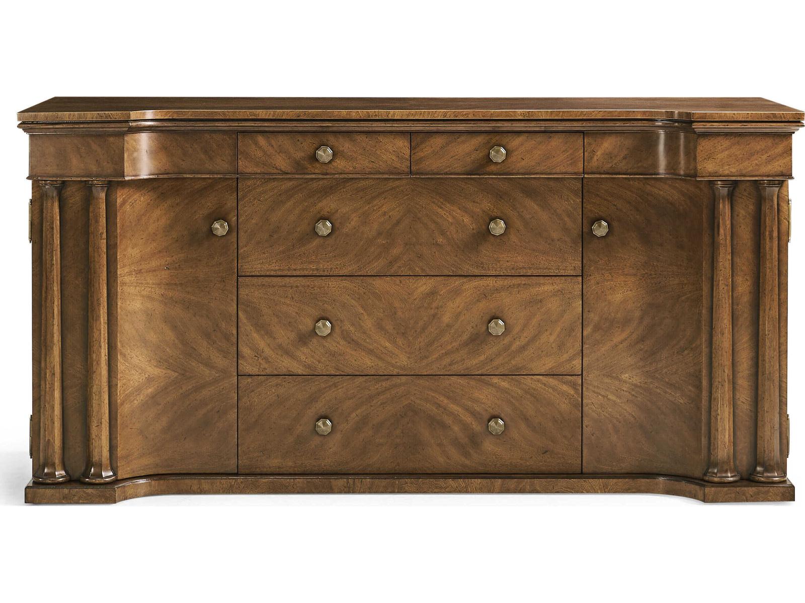 Hattie Traditional 74-Inch Crotch Walnut Sideboard