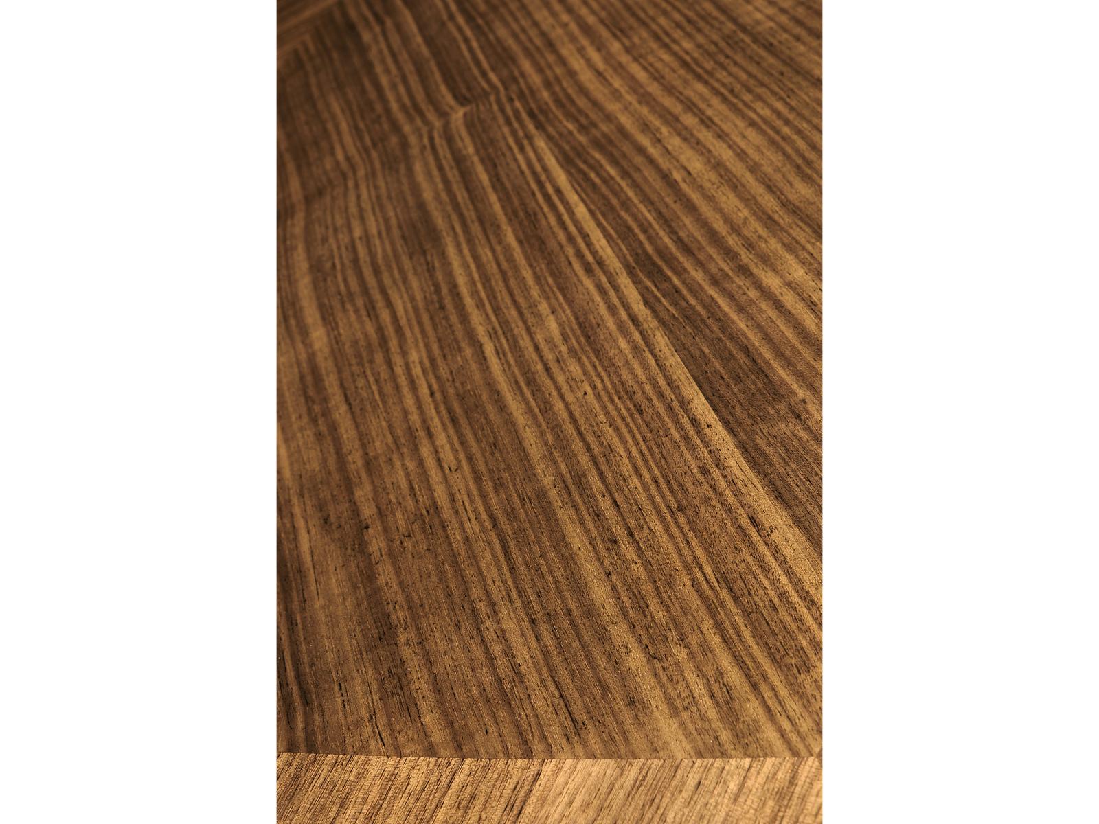 Toulouse 120-Inch Extendable Walnut Dining Table with Brass Hardware