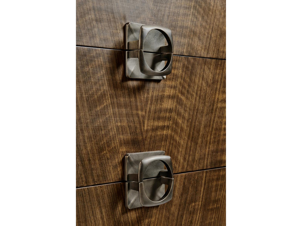 Toulouse 6-Drawer Walnut Wood Double Dresser