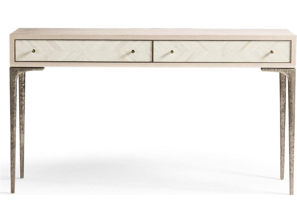 Tideline Rectangular Console Table in Natural Dyed Koto