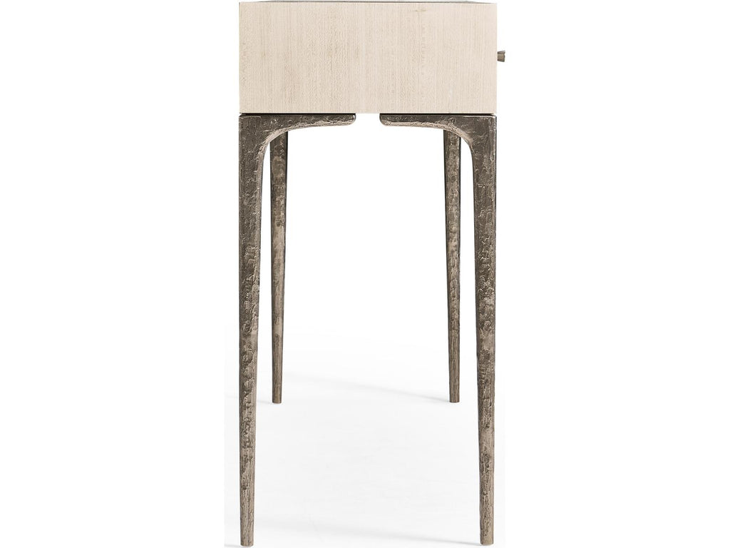 Tideline Rectangular Console Table in Natural Dyed Koto