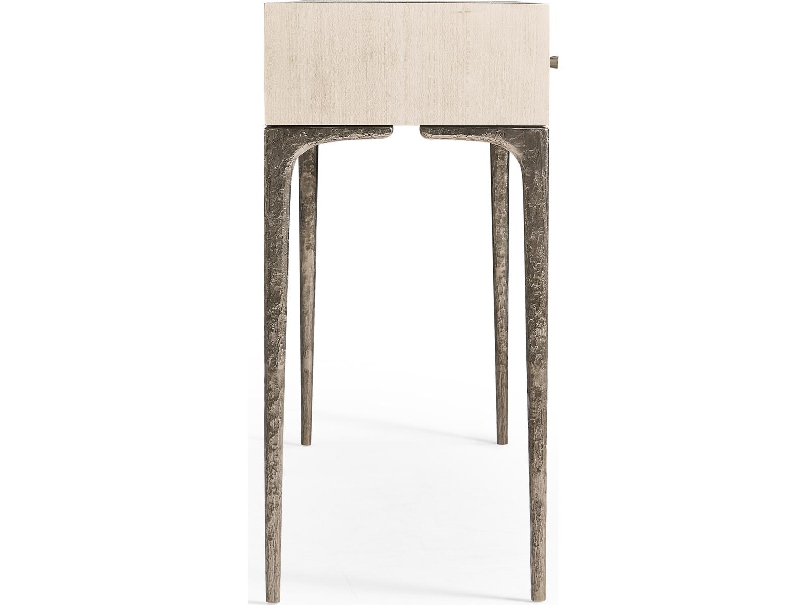 Tideline Rectangular Console Table in Natural Dyed Koto