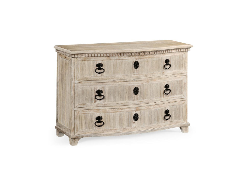 William Yeoward Bickerton 3-Drawer Commode in Washed Acacia