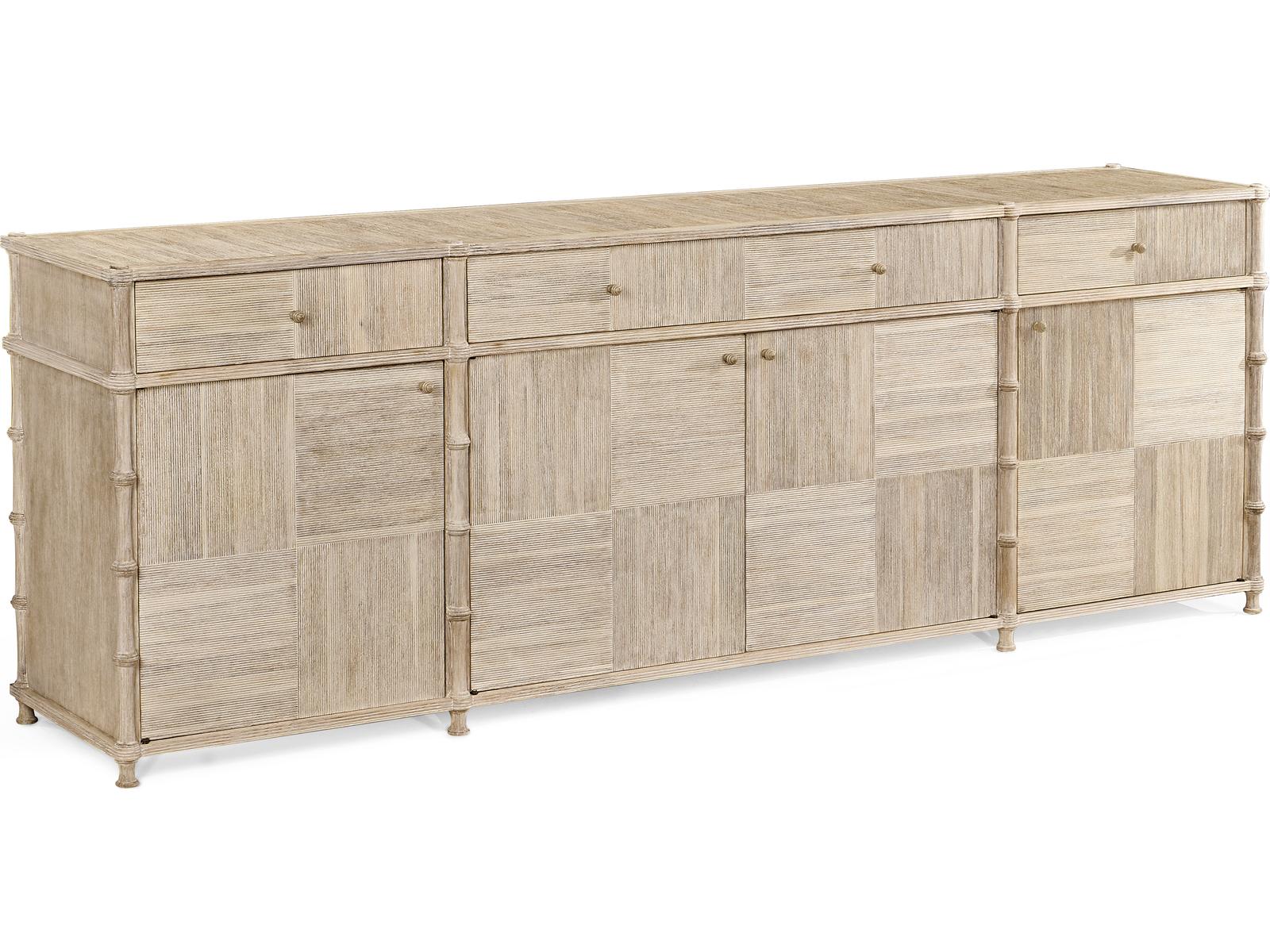 William Yeoward Bywater Rectangular Washed Acacia Console Table