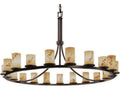 Justice Design Group Lumenaria 21-Light Cylinder Chandelier