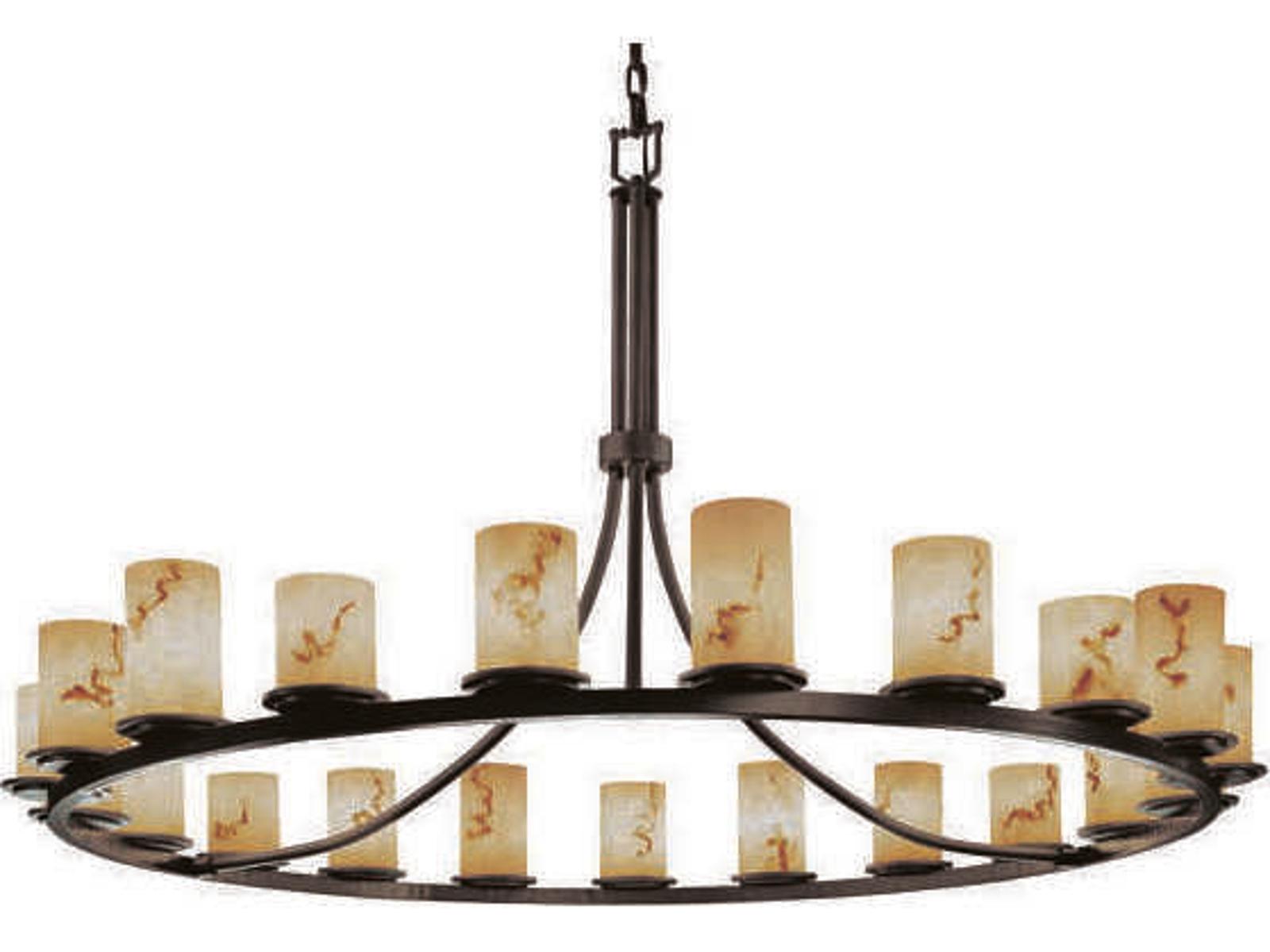 Justice Design Group Lumenaria 21-Light Cylinder Chandelier