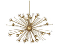 Jonathan Adler 24-Light Giant Sputnik Chandelier in Antique Brass