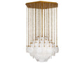 Jonathan Adler Vienna 4-Light Modern Brass Candelabra Chandelier