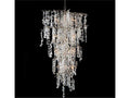 John Richard Shiro Noda 21-Light Dramatic Glass Cluster Chandelier in Champagne Finish