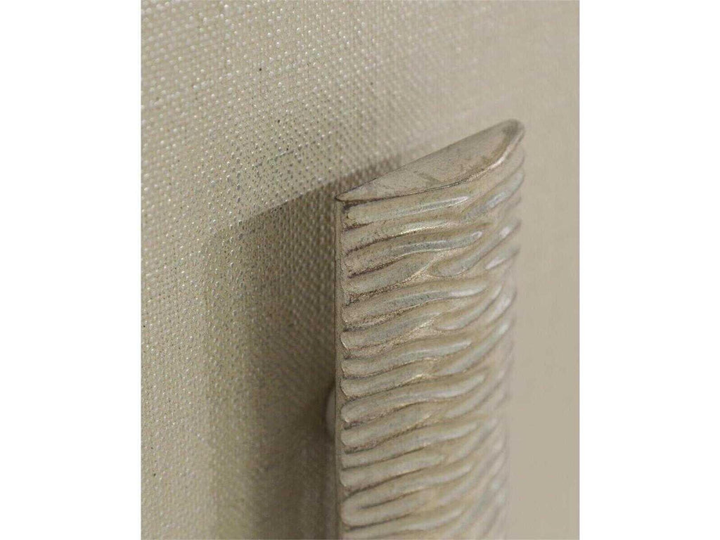 Mark McDowell Cefalu 5-Door Credenza in Burnished Pewter and Champagne