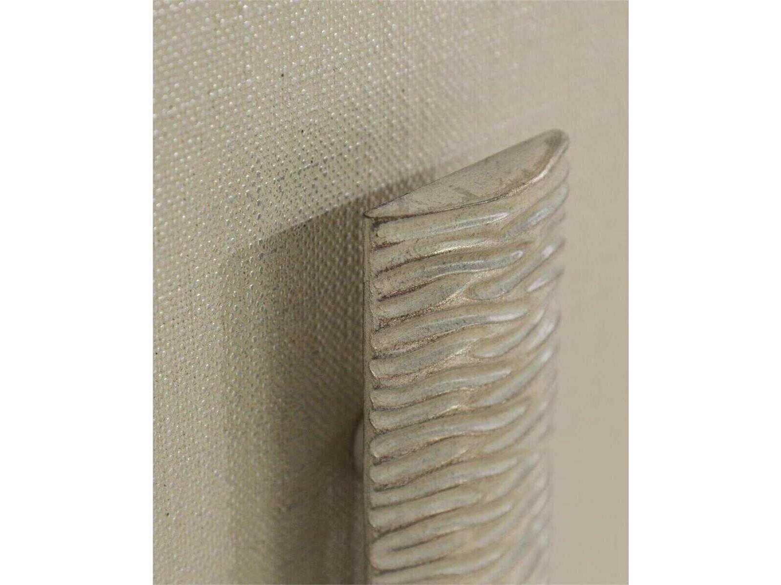 Mark McDowell Cefalu 5-Door Credenza in Burnished Pewter and Champagne