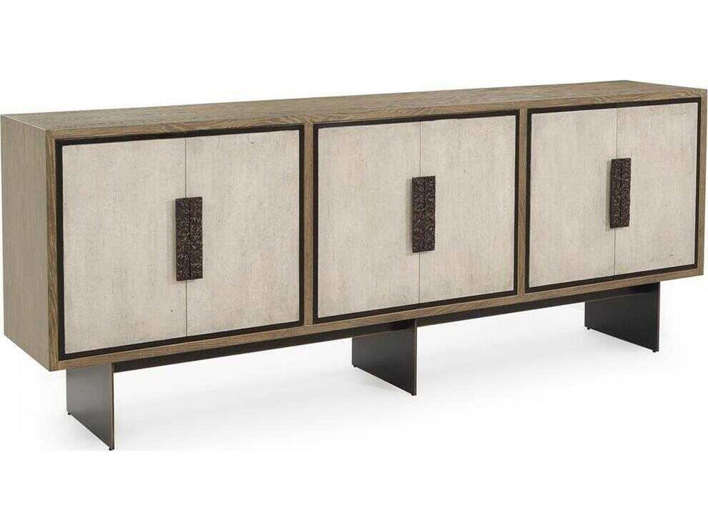 Mark McDowell Kaya 6-Door Credenza Sideboard with Driftwood Oak Finish