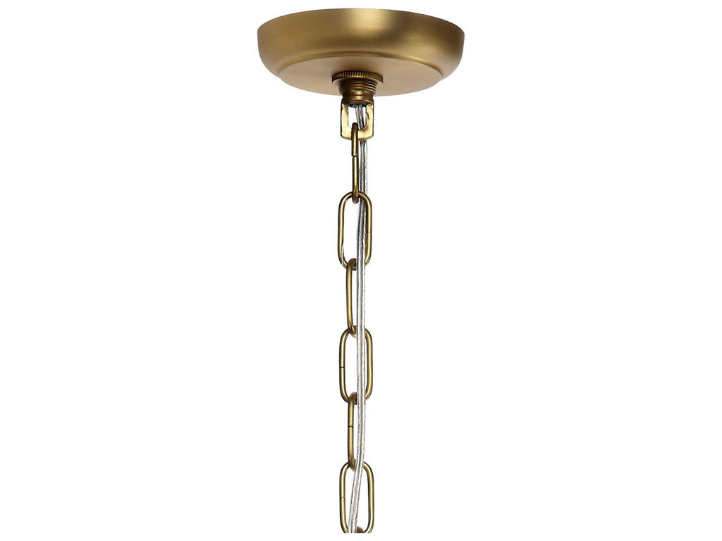 Jamie Young 10-Light Magnolia Chandelier in Smoke Grey Brass