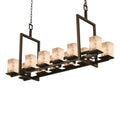 Justice Design Group Alabaster Rocks 51 Inch 12 Light Chandelier Cp124326