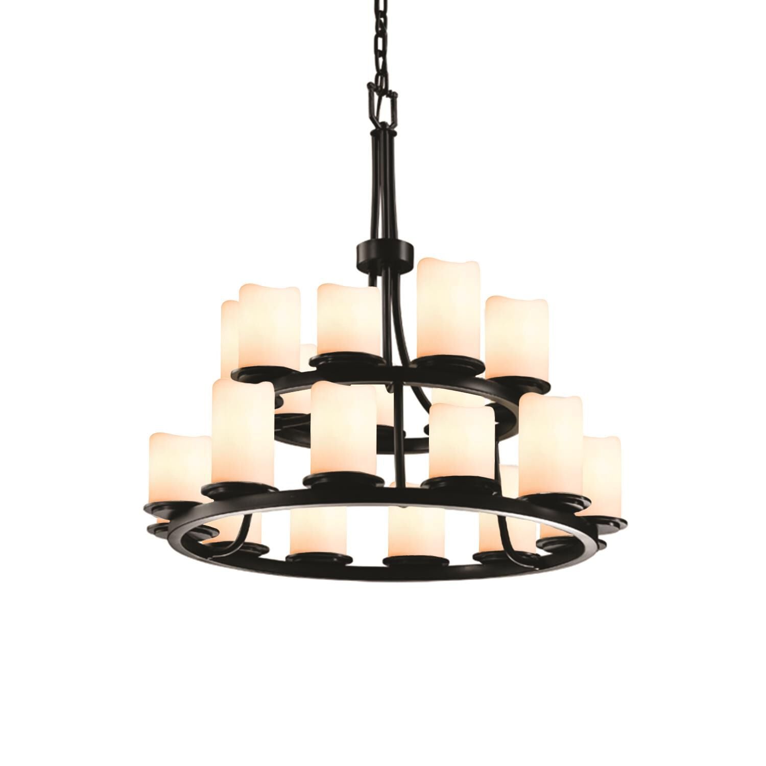 Justice Design Group Candlearia 33 Inch 21 Light Chandelier Cp132637