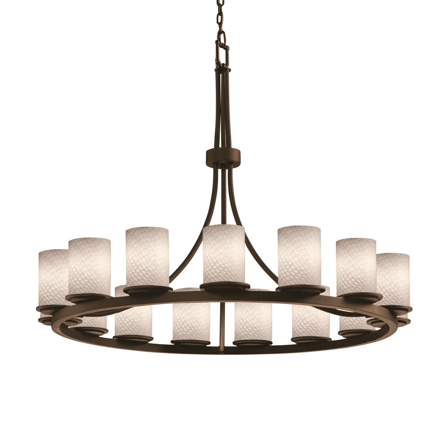 Justice Design Group Fusion 42 Inch 15 Light Chandelier Cp144463
