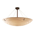 Justice Design Group Porcelina 63 Inch 9 Light Led Semi Flush Mount Cp441706