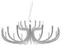 Karman Snoob 32-Light Chandelier in White Aluminum