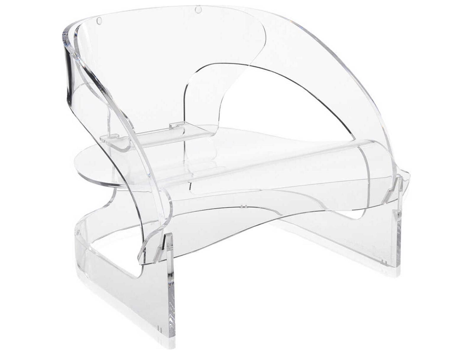Joe Colombo Clear PMMA Accent Chair