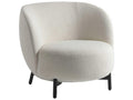 Lunam White Fabric Accent Armchair by Patricia Urquiola