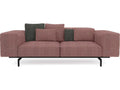 Largo 2-Seat Gubbio Pink Upholstered Sofa