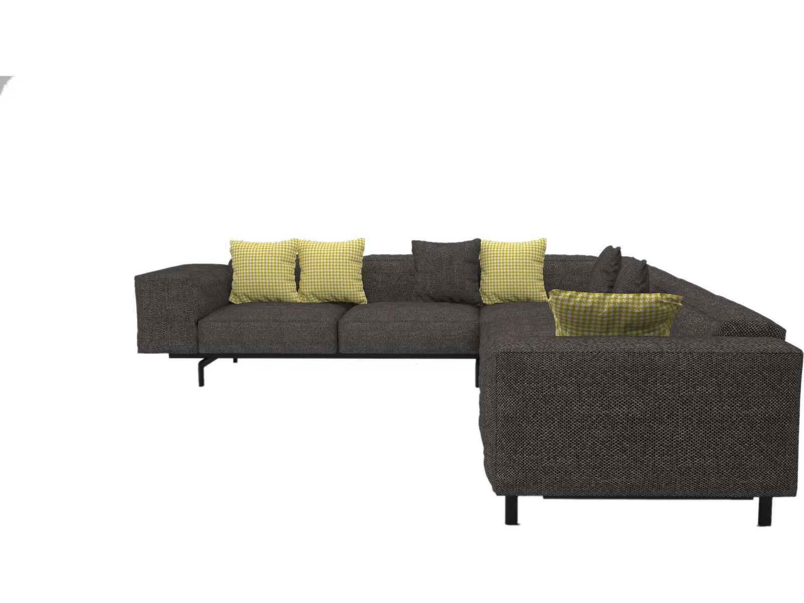 Largo 2-Piece 5-Seat Upholstered Sectional Sofa