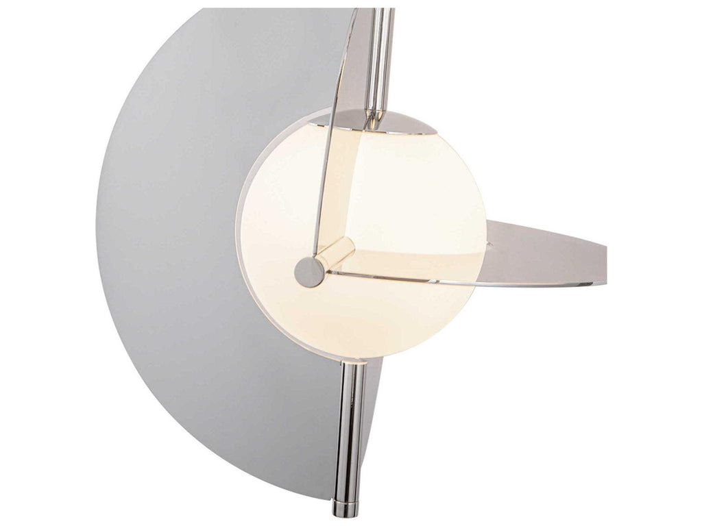 Kuzco Lighting Scorpio Polished Nickel Geometric LED Chandelier with Opal Glass