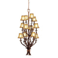 Kalco Lighting Ponderosa 22 Inch 12 Light Mini Chandelier Cp75021