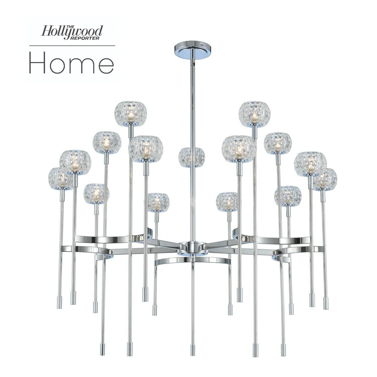 Kalco Lighting Mae 38 Inch 15 Light Led Chandelier Cp381843