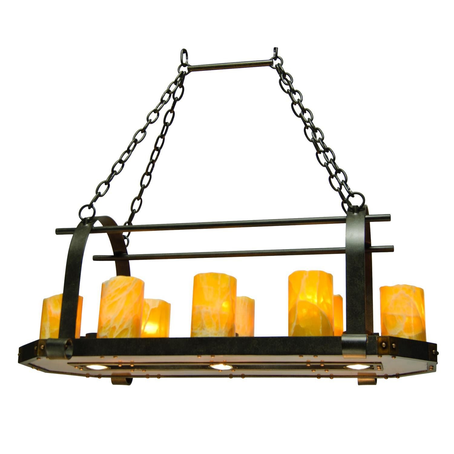 Kalco Lighting Cordova 36 Inch 11 Light Linear Suspension Light Cp76843