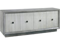 Workshop Alastair 80-Inch Sideboard Mineral Washed Linen with Bronze Hardware