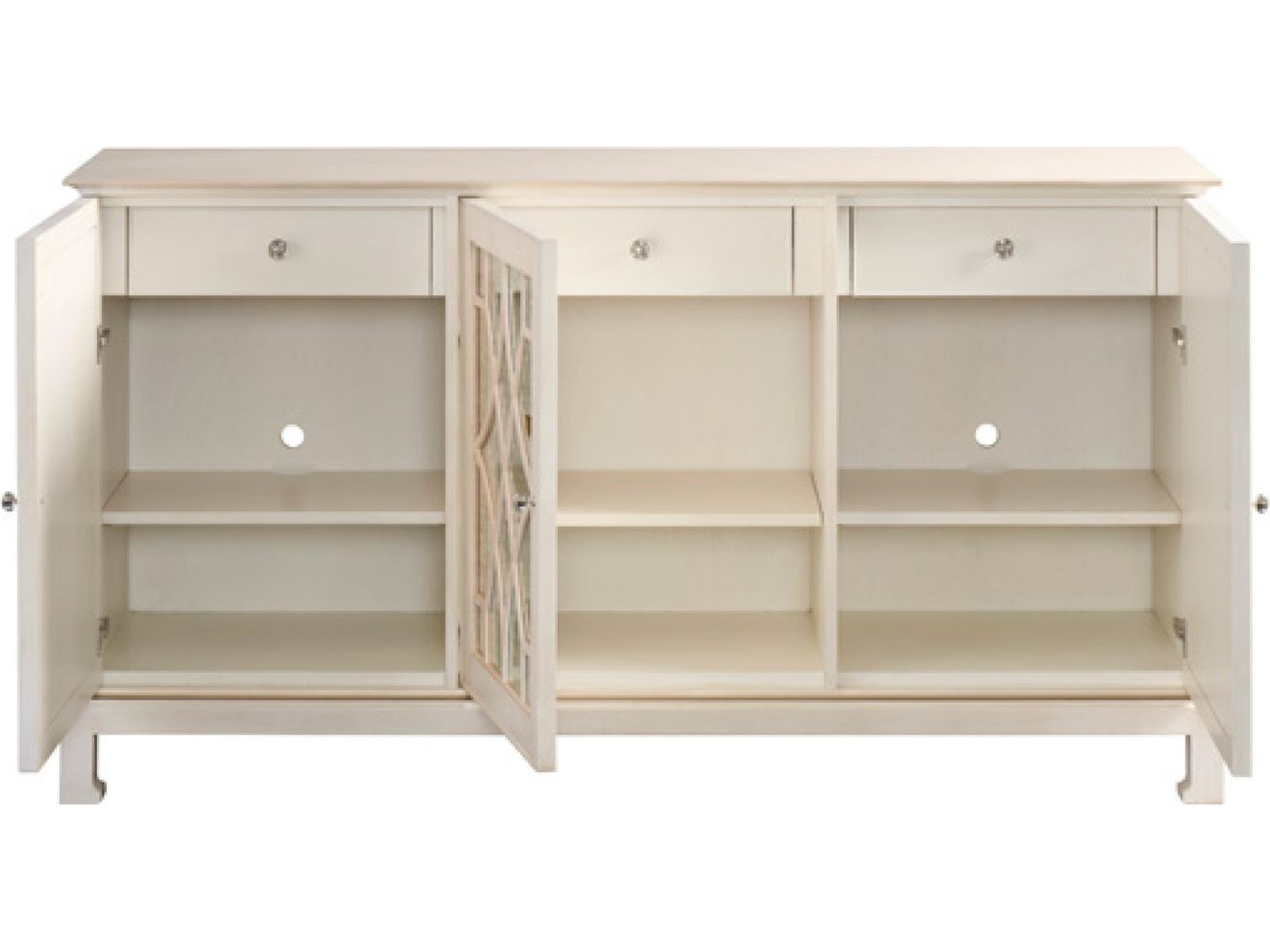 Colony Credenza Three Door Dining Storage Cabinet