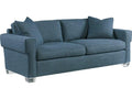 Hatcher 2-Seat Contemporary Sofa with Acrylic Legs