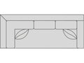 Hinson Right Arm Corner Sofa