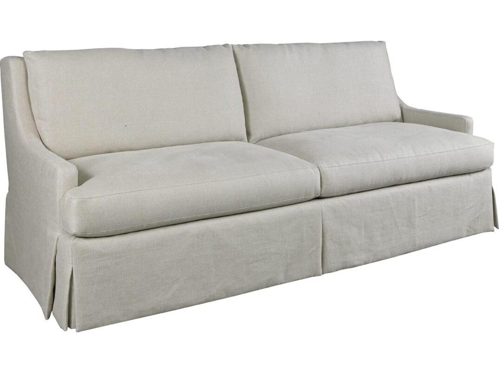 Hatcher 3-Seat Sofa with Clear Acrylic Legs