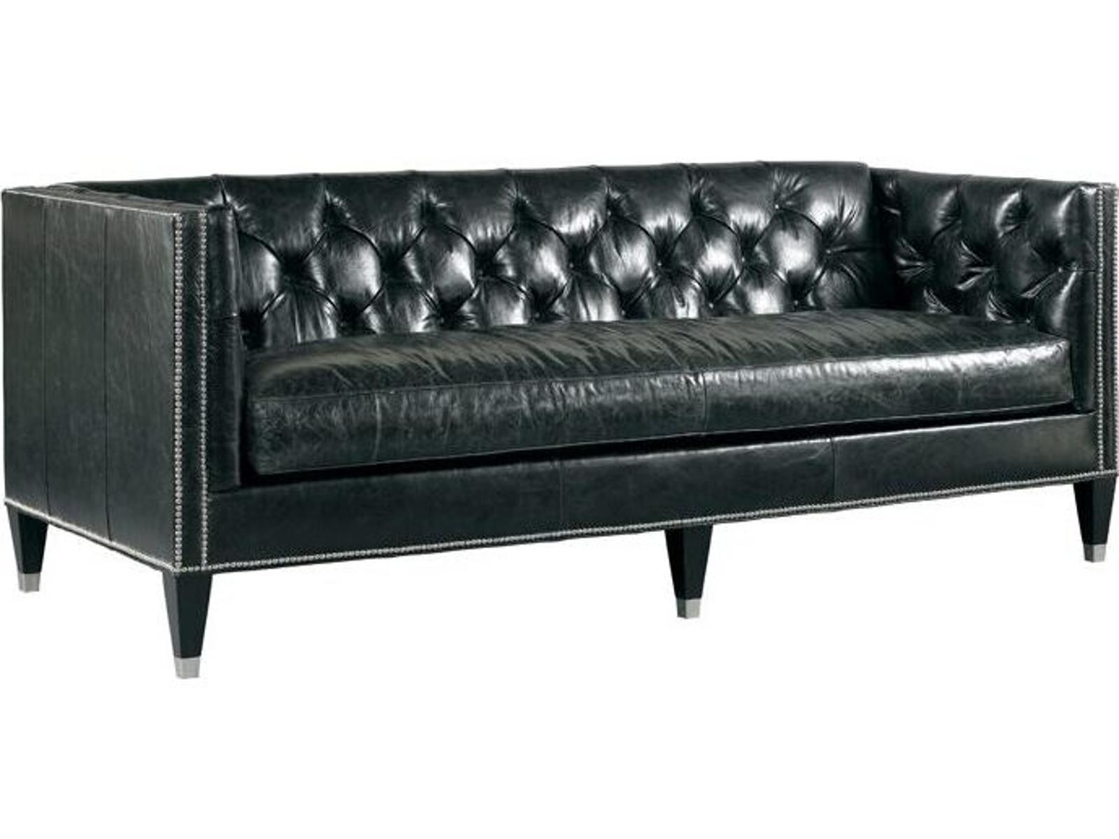 Wright 3-Seat Leather Mid Sofa