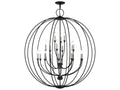 Livex Lighting 19-Light Milania Chandelier in Black Brushed Nickel