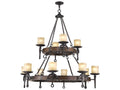 Livex Lighting Cape May 12-Light Tiered Chandelier in Olde Bronze