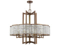 Livex Lighting Grammercy 10-Light Crystal Chandelier in Hand Applied Palacial Bronze