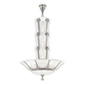 Lalique Ginkgo Chandelier Nickel