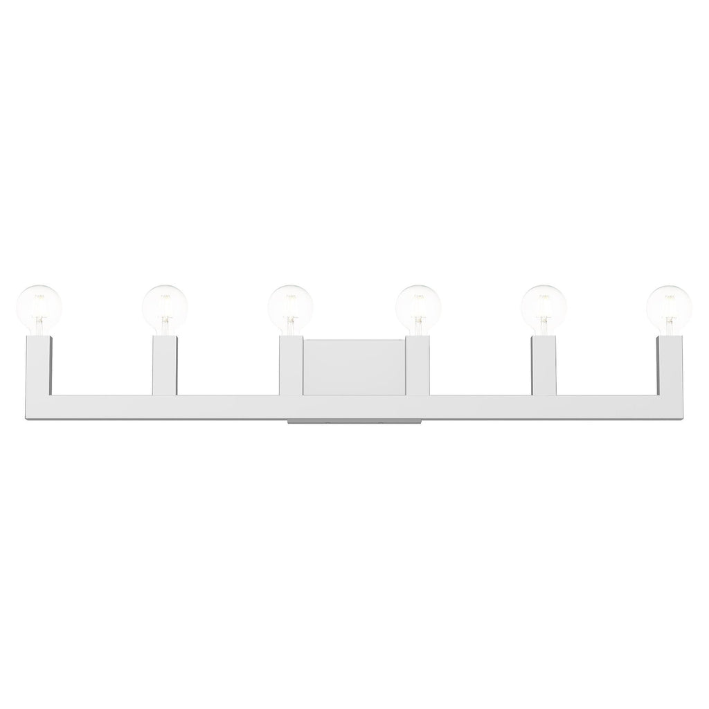 Livex Lighting Solna 43 Inch 6 Light Bath Vanity Light Cp413121