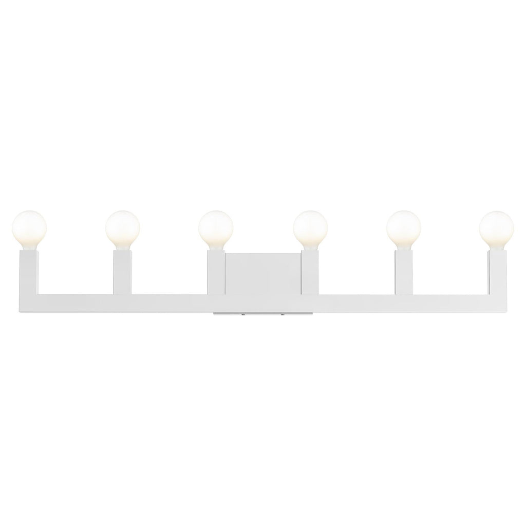 Livex Lighting Solna 43 Inch 6 Light Bath Vanity Light Cp413121