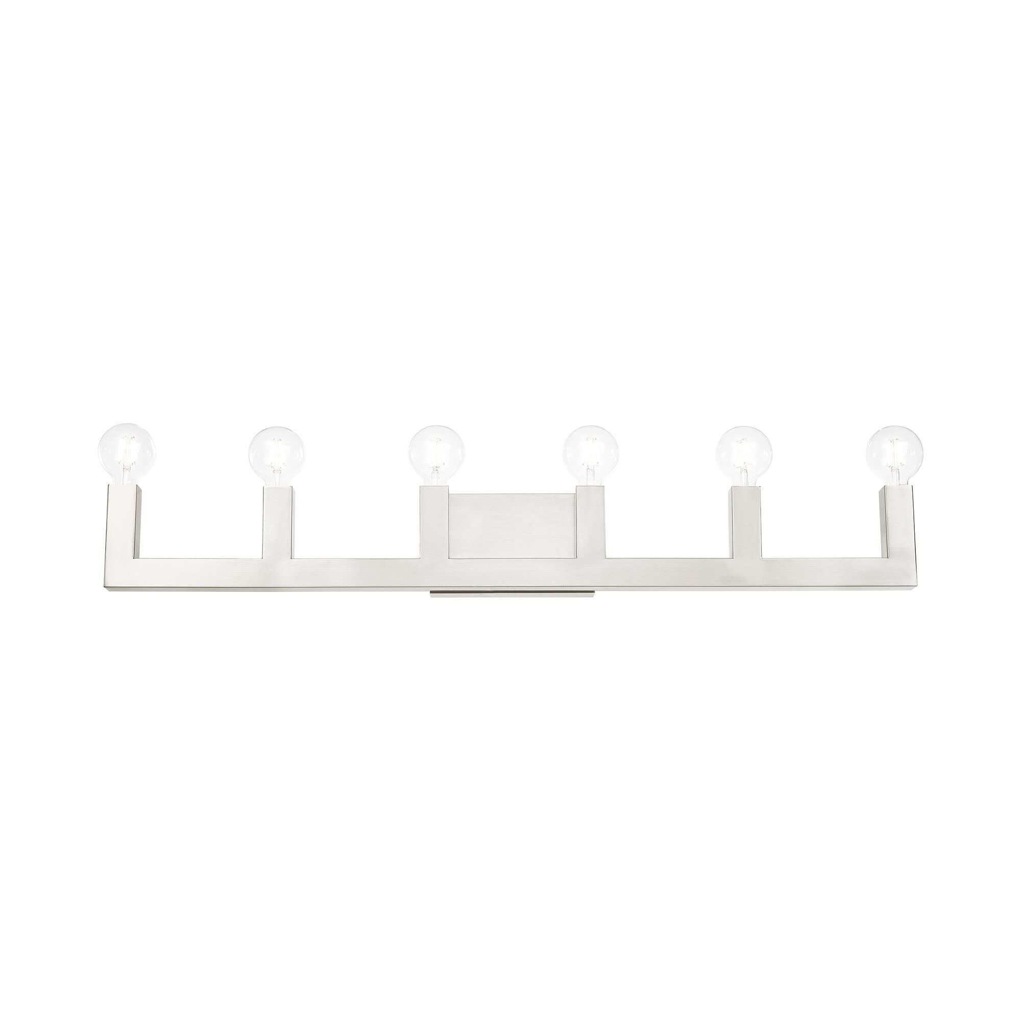 Livex Lighting Solna 43 Inch 6 Light Bath Vanity Light Cp413121