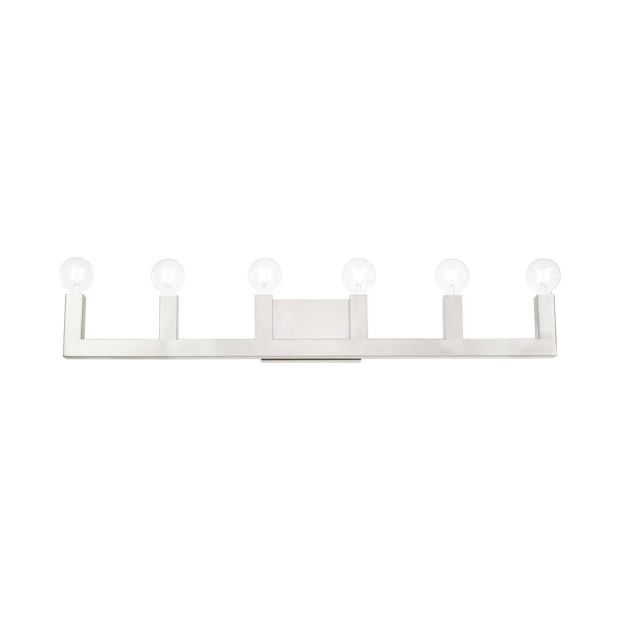 Livex Lighting Solna 43 Inch 6 Light Bath Vanity Light Cp413121