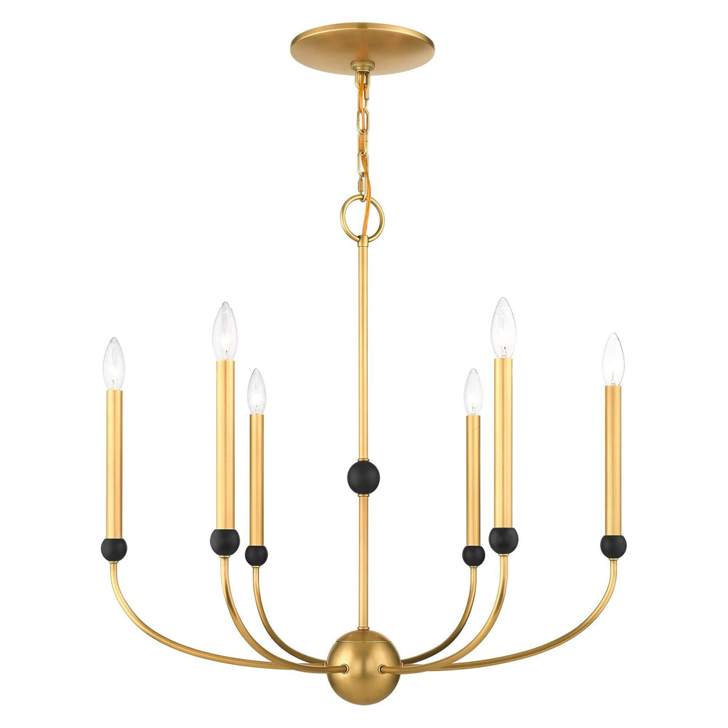 Livex Lighting Cortlandt 6 Light Chandelier Cp413041