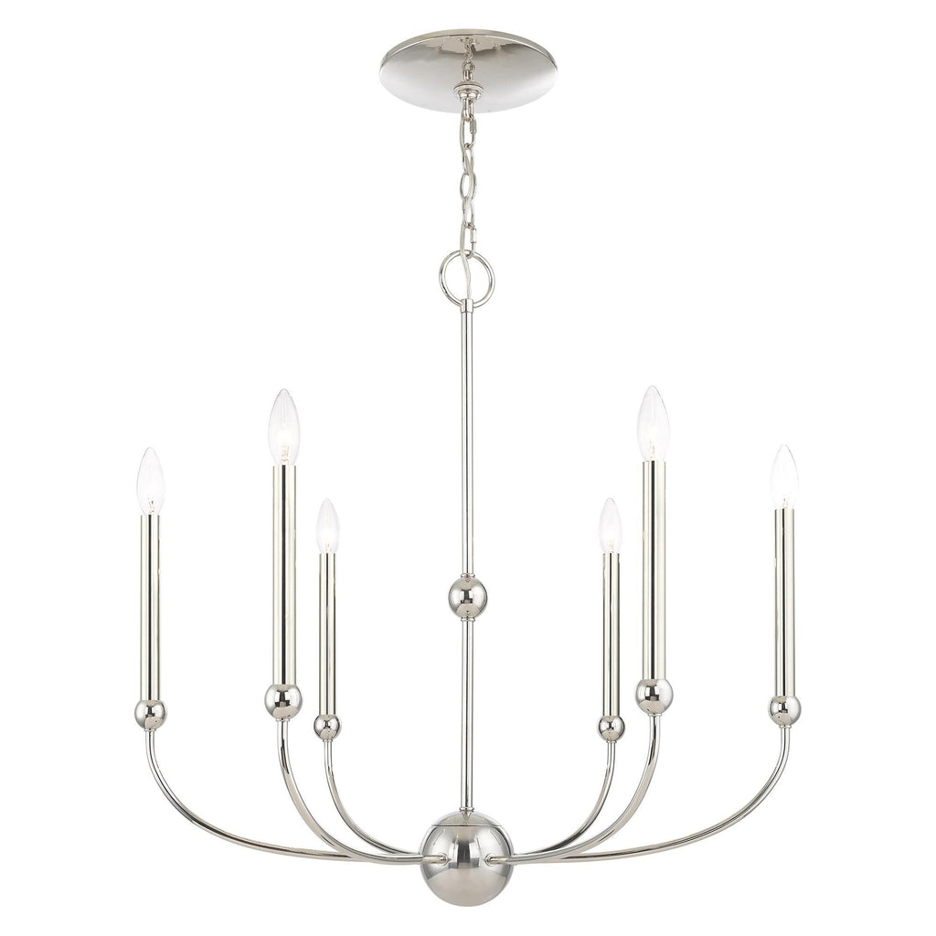 Livex Lighting Cortlandt 6 Light Chandelier Cp413041